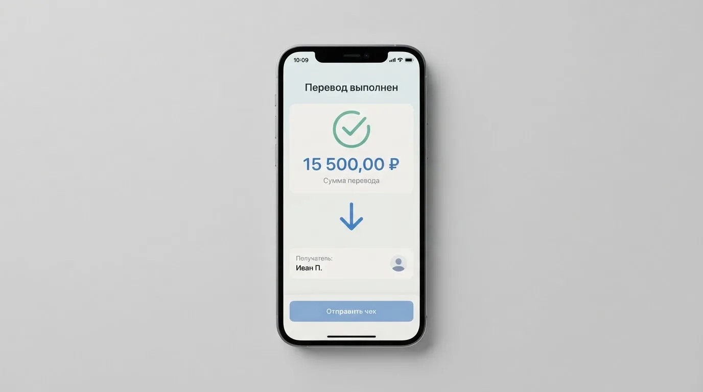 Телефон с экраном перевода стейблкоина